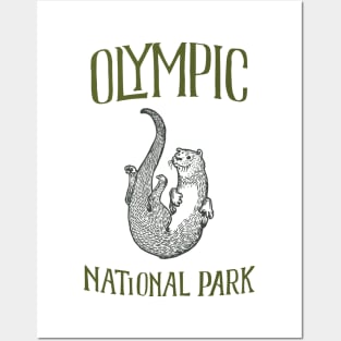 Olympic National Park: Falling Otter Posters and Art